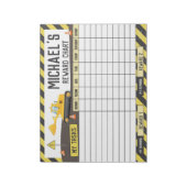 Übersicht über die Personalisierten Namensaufgaben Notizblock (Rotiert)