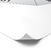 Übersicht über die Personentypen von Enneagram - F Poster (Ecke)