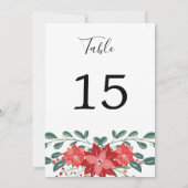 Übersicht über die Sitzplätze der Tischtafelkarte Einladung (Rückseite)