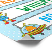 Übersicht über die Sprachebene im Klassenzimmer im Poster (Ecke)