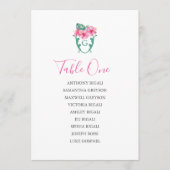 Übersicht über die tropischen Hochzeitstiege Einladung (Vorderseite)