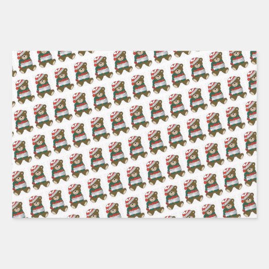 Übersicht über die Weihnachtswrapping-Papier Geschenkpapier Set (Vorderseite 3)