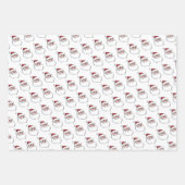 Übersicht über die Weihnachtswrapping-Papier Geschenkpapier Set (Vorderseite)