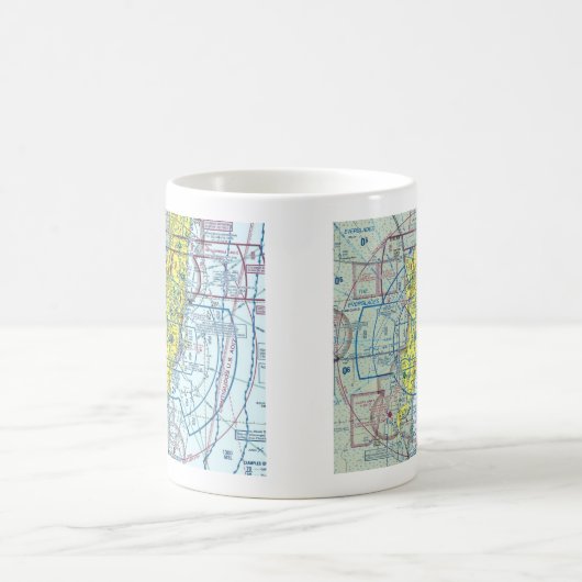 Übersicht über Miami Kaffeetasse (Mittel)