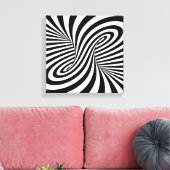 ÜBERSICHT ÜBER OPTISCHE ILLUSIONEN LEINWANDDRUCK (Insitu (Wohnzimmer))