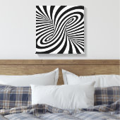 ÜBERSICHT ÜBER OPTISCHE ILLUSIONEN LEINWANDDRUCK (Insitu (Schlafzimmer))