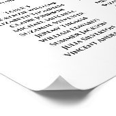 Übersicht über Rustikale Herbstflöten 8 Tischdecke Poster (Ecke)