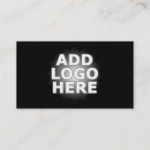 übersichtliches Design Ihre Selbst Visitenkarte (Rückseite)