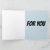 ÜBERSICHTUNG GUT RAINBOW GREETING CARD KARTE (Innenseite)