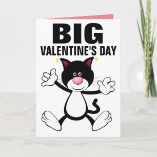 ÜBERSIEDERTE TAGKARTE VON CAT HUG VALENTINE KARTE