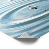 Überspannte Reflektionen: geschwungene Löwenzwiebe Poster (Ecke)