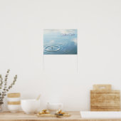 Überspannte Reflektionen: geschwungene Löwenzwiebe Poster (Küche)