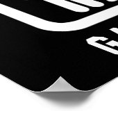 Überspielen | Bachelor Stag Party Gift (Schwarz/We Poster (Ecke)