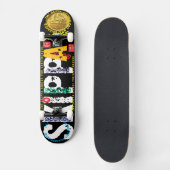 ÜBERSPRING GEORGE SKATEBOARD (Vorderseite)