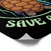 Überspringe einen Strohhalm, der eine Muschel der Poster (Ecke)