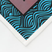 Überspringe einen Strohhalm, der eine Schildkröte Fleecedecke (Ecke)