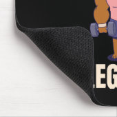 Überspringe nie den Beintag Mousepad (Ecke)