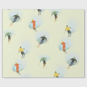 Überspringen des Slope Wrapping Paper Geschenkpapier (Flach)