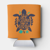 Überspringen eines Strohs Rette einem gefährdeten Dosenkühler (Rückseite)