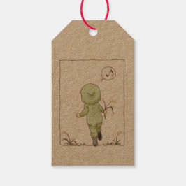 Überspringen mit Foxtail-Geschenketiketten Geschenkanhänger