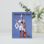 Überspringen Sie die Sayles™_Erhöhen Sie Ihren Ums Postkarte (Stehend Vorderseite)