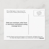 Überspringen Sie die Sayles™_Erhöhen Sie Ihren Ums Postkarte (Rückseite)