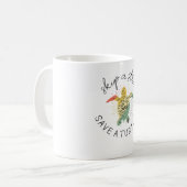 Überspringen Sie einen Strohhalm Rettend eine Schi Kaffeetasse (Vorderseite Links)