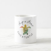 Überspringen Sie einen Strohhalm Rettend eine Schi Kaffeetasse (Mittel)