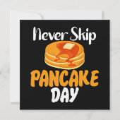 Überspringen Sie niemals den Pancake Day (Rückseite)
