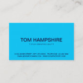 Überspringen Visitenkarte (Rückseite)