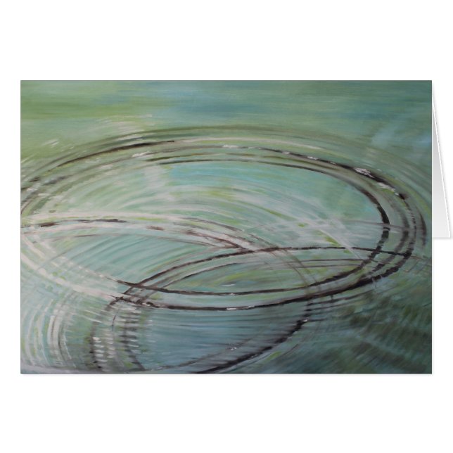 "Überspringende Steine " (Vorderseite (Horizontal))