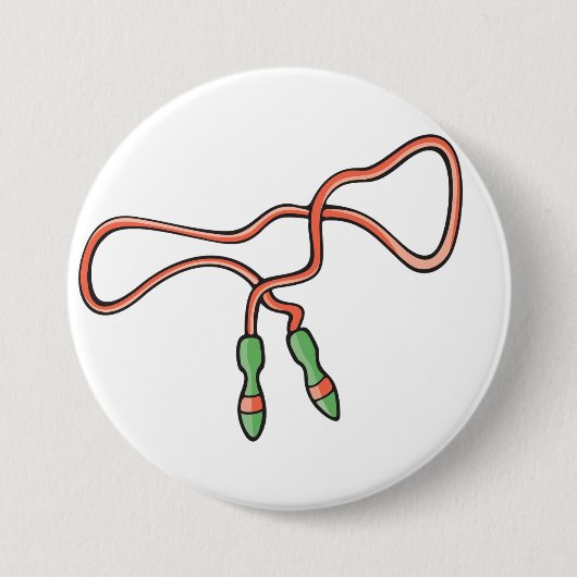 Überspringendes Seil-Knopf Button (Vorderseite)