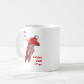 Übersteigen Sie Ihre Kaffeetasse (Vorderseite Links)