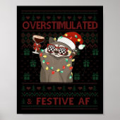 Überstimuliert & Festliche Weihnachtsfeier von Poster (Vorne)