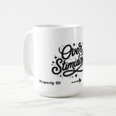 Überstimulierte Angst Introvertierter Persönlicher Kaffeetasse (Vorderseite Links)