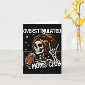 Überstimulierte Mütter Club neurodiverse Mutter Ma Karte (Gelbe Blume)