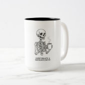 ÜBERSTIMULIERTE & UNTERKAFFEINIERTE KAFFEETASSE (VorderseiteRechts)