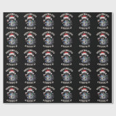 Überstimulierter AF Raccoon Espresso Lover Geschenkpapier (Flach)