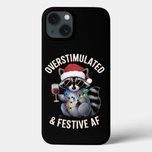 Überstimulierter & Festlicher AF Waschbär Espresso Case-Mate iPhone Hülle
