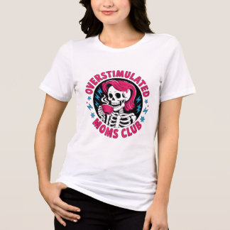 Überstimulierter Mütter Club Design | Neurodiverge Tri-Blend Shirt