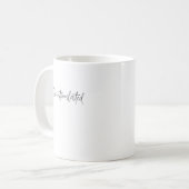 Überstimulierter sarkastischer lustiger Introverti Kaffeetasse (Vorderseite Links)
