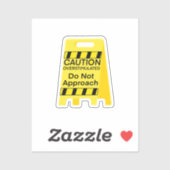 Überstimulierter Sticker (Blatt)