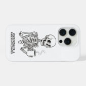 Überstimuliertes & Unterkoffeiniertes Handyhülle  iPhone Hülle (Rückseite (Horizontal))