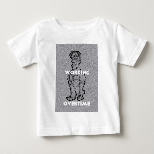 Überstunden Baby T-shirt (Vorderseite)