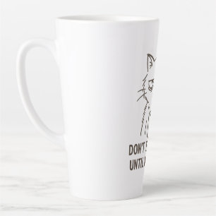 Überstunden Cat Tasse - "Sprich nicht mit mir bis