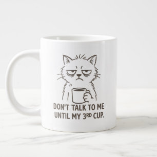 Überstunden Cat Tasse - "Sprich nicht mit mir bis