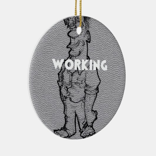 Überstunden Keramikornament (Rechts)