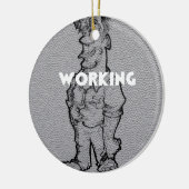 Überstunden Keramikornament (Links)