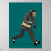 Überstürzen in das Affengeschäft Poster (Vorne)