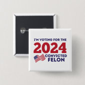 ÜBERTRAGENER FELON, TRUMP BUTTON (Vorne & Hinten)